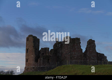 Die Ruinen von Brough Castle in Cumbria Stockfoto