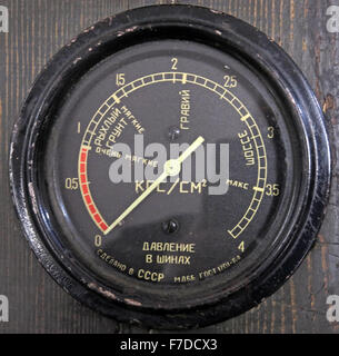 Russische Flugzeuge Flugzeug Messuhren von USSR hardware Stockfoto