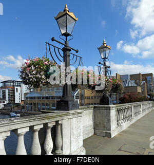 Kingston Bridge, Themse, KT1, Horsefair, London, England, UK Stockfoto