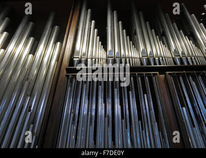 Orgel an Allerheiligen, Kingston Upon Thames, London, England, UK Stockfoto