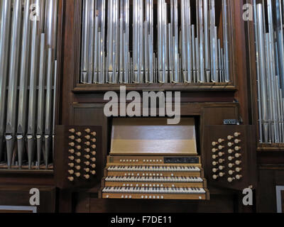 Orgel an Allerheiligen, Kingston Upon Thames, London, England, UK Stockfoto