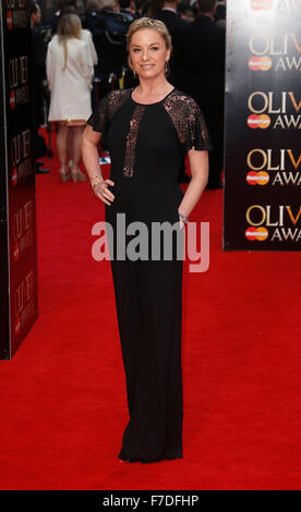 12. April 2015 - London, England, UK - Tamzin Outhwaite Teilnahme an The Olivier Awards 2015, Royal Opera House, Covent Garden Stockfoto