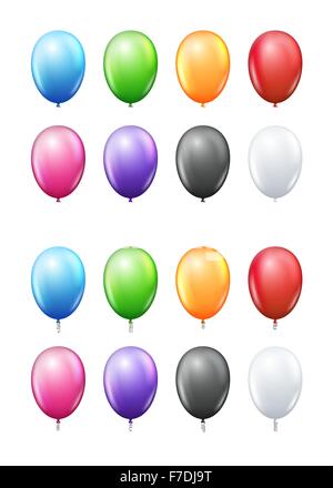 Farbige Luftballons set Stock Vektor