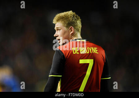 Stade Roi Baudouin, Brüssel 13.11.2015, UEFA Fußball National Teams freundliche übereinstimmen, Belgien vs. Italien 3:1---Kevin De Bruyne, Belgien Stockfoto