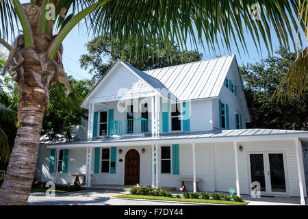 Florida, Fort Ft. Pierce, Platt Backus House, Gebäude, Haus, FL150903037 Stockfoto