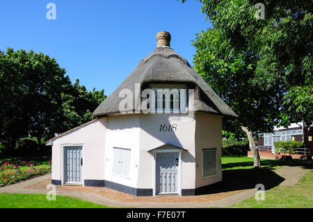 17. Jahrhundert niederländische Cottage Museum, Northwick Road, Canvey Insel, Essex, England, Vereinigtes Königreich Stockfoto