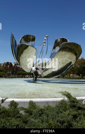 Flor de Metall - Metall Blumenskulptur - Buenos Aires, Argentinien durch Eduardo Fernando Catalano 19. Dezember 1917-Januar 28 Stockfoto