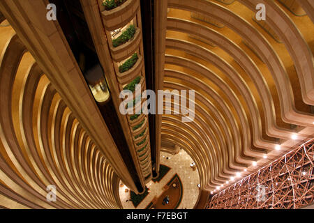 Grand Hyatt Hotel Santiago, Chile. Innenraum Stockfoto