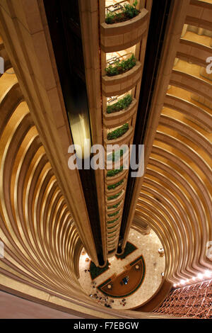 Grand Hyatt Hotel Santiago, Chile. Innenraum Stockfoto