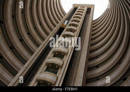 Grand Hyatt Hotel Santiago, Chile. Innenraum Stockfoto