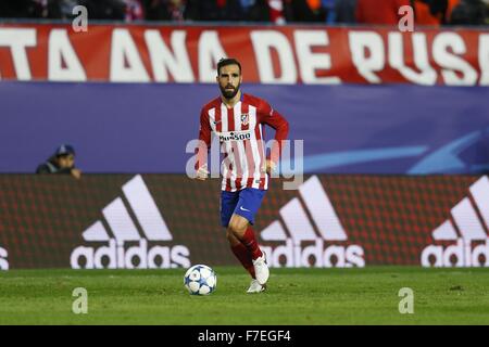 Jesus Gamez (Atletico), 25. November 2015 - Fußball / Fußball: UEFA Champions League Spieltag 5 Gruppe C-match zwischen Club Atletico de Madrid 2-0 Galatasaray AS im Vicente Calderon Stadion in Madrid, Spanien. (Foto von Mutsu Kawamori/AFLO) [3604] Stockfoto