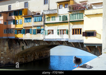 Ponte Vecchio - Florenz, Italien Stockfoto