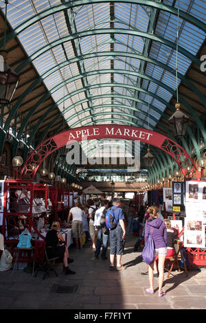 Apple-Markt, Covent Garden, London England, UK Stockfoto