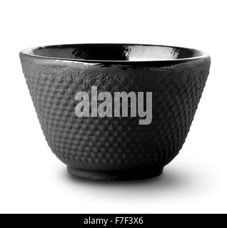 Asiatische Tee-Schale isoliert auf weißem Hintergrund Stockfoto