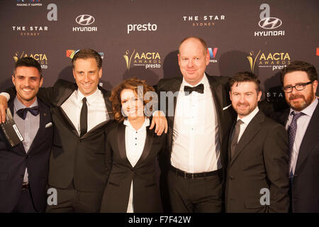 Sydney, Australien. 30. November 2015. auf dem roten Teppich vor der 5. AACTA Preisabendessen Industrie. Der Australian Academy of Cinema und Television Arts Awards erkennen Bildschirm Exzellenz in Australien. Bildnachweis: model10/Alamy Live-Nachrichten Stockfoto