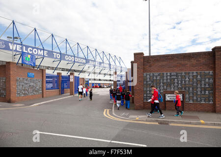 Dokumentation Bilder FC Everton, Goodison, Liverpool FC, Anfield Road, Liverpool, England Stockfoto