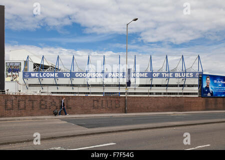 Dokumentation Bilder FC Everton, Goodison, Liverpool FC, Anfield Road, Liverpool, England Stockfoto