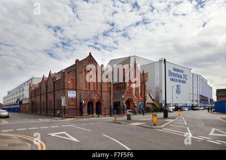 Dokumentation Bilder FC Everton, Goodison, Liverpool FC, Anfield Road, Liverpool, England Stockfoto