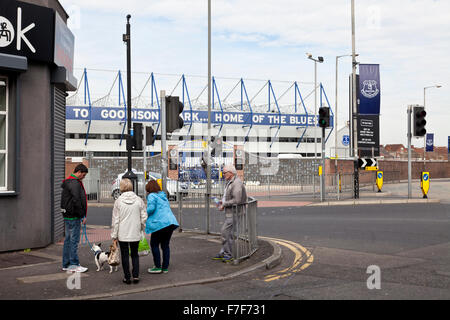 Dokumentation Bilder FC Everton, Goodison, Liverpool FC, Anfield Road, Liverpool, England Stockfoto