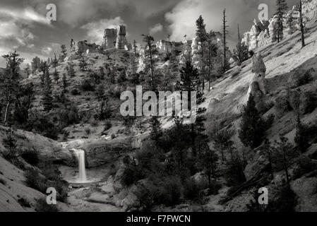 Wasserfälle auf Tropic Graben. Bryce National Park, Utah Stockfoto