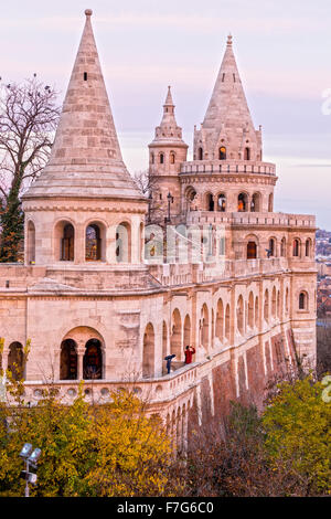 Budapest Fischer Bastei, Ungarn Stockfoto