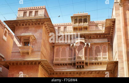 Junagarh Fort, Bikaner, Rajasthan, Indien Stockfoto