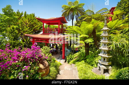 Monte Palace Tropical Garden (japanischer Garten) - Monte, die Insel Madeira, Portugal