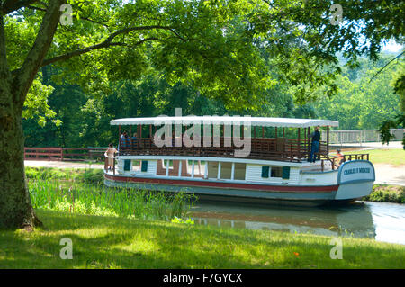 Charles F Mercer Kahn in Chesapeake und Ohio Canal, Chesapeake and Ohio Canal National Historic Park, Maryland Stockfoto