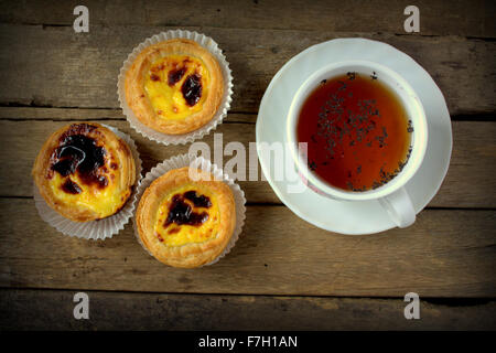 Pasteis de nata Stockfoto