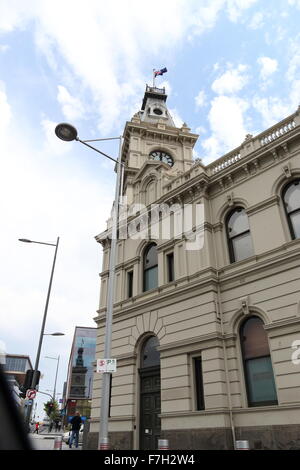 Trommel-Theater oder auch bekannt als Dandenong Rathaus in Dandenong Victoria Australien Stockfoto