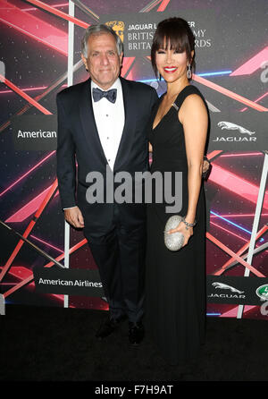 Prominente besuchen 2015 Jaguar Land Rover British Academy Britannia Awards präsentiert von American Airlines bei The Beverly Hilton Hotel in Beverly Hills.  Mitwirkende: Leslie Moonves, Julie Chen wo: Los Angeles, California, Vereinigte Staaten von Amerika bei: 30. Oktober 2015 Stockfoto