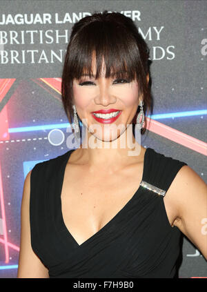 Prominente besuchen 2015 Jaguar Land Rover British Academy Britannia Awards präsentiert von American Airlines bei The Beverly Hilton Hotel in Beverly Hills.  Mitwirkende: Julie Chen wo: Los Angeles, California, Vereinigte Staaten von Amerika bei: 30. Oktober 2015 Stockfoto