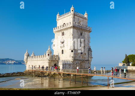 Turm von Belem, Lissabon, Portugal Stockfoto