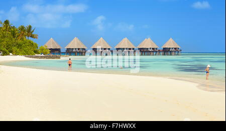 Malediven Strand, Ari Atoll Stockfoto