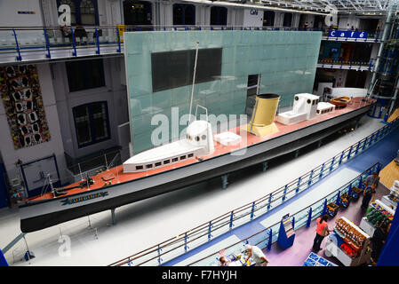 Turbinia auf dem Display an das Discovery Center, Newcastle Upon Tyne Stockfoto