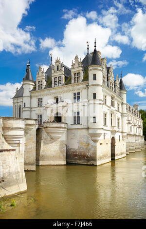 Loire Schloss - Schloss Chenonceau, Chenonceaux, Loiretal, Frankreich Stockfoto