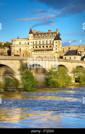 Loire Schloss - Amboise Loire-Tal, Frankreich Stockfoto