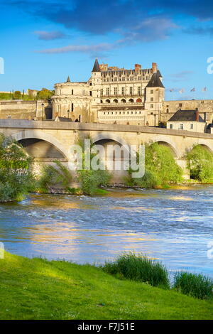 Schloss Amboise, Loiretal, Frankreich Stockfoto