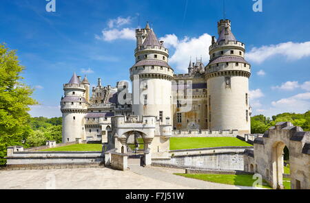 Frankreich - Schloss Pierrefonds, Picardie (Picardie) Stockfoto