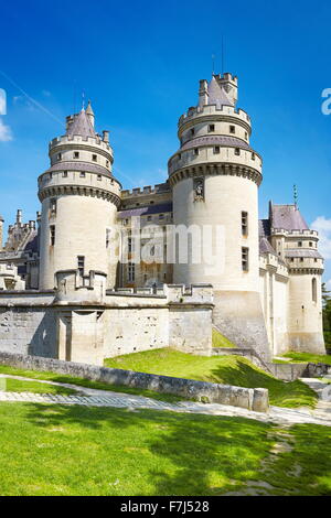 Schloss Pierrefonds, Picardie (Picardie), Frankreich Stockfoto