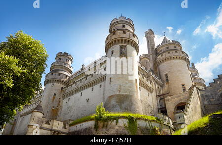 Schloss Pierrefonds, Picardie (Picardie), Frankreich Stockfoto