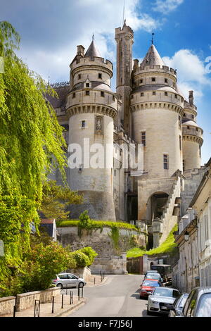 Schloss Pierrefonds, Picardie (Picardie), Frankreich Stockfoto