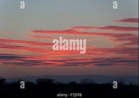 Dramatischen Sonnenuntergang Stockfoto