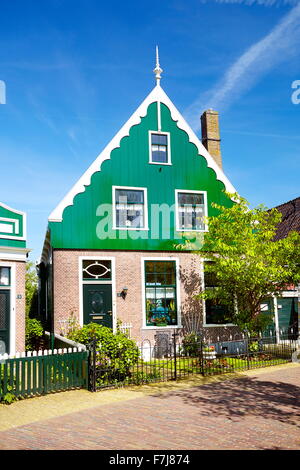 Traditionelle Architektur in Zaanse Schans - Holland Niederlande Stockfoto