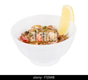 Asiatische pikante Meeresfrüchte Nudeln Stockfoto