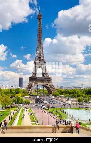 Eiffelturm, Paris, Frankreich Stockfoto