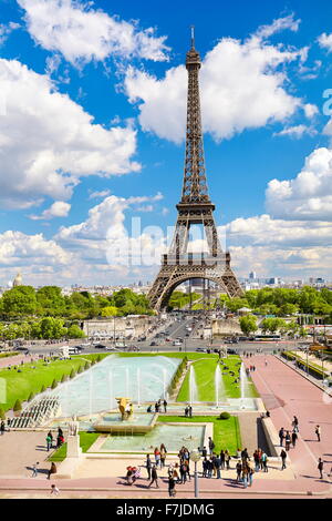 Eiffelturm, Paris, Frankreich Stockfoto