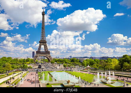 Eiffelturm, Paris, Frankreich Stockfoto