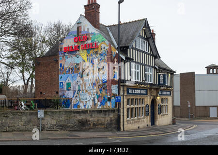 Alte Spinnerei Bier und Cider House in Derby Stockfoto