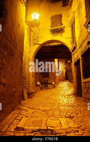 Altstadt von Rovinj, Kroatien, Europa Stockfoto